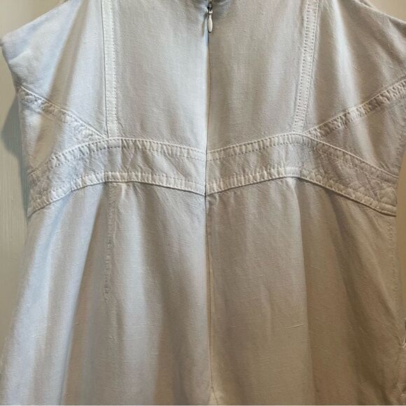 Banana Republic Linen Blend Button Down Dress size 6P - Picture 4 of 10